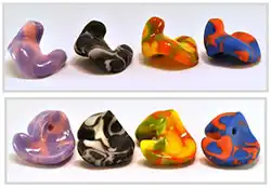 varieties of ear moulds for hearing problems