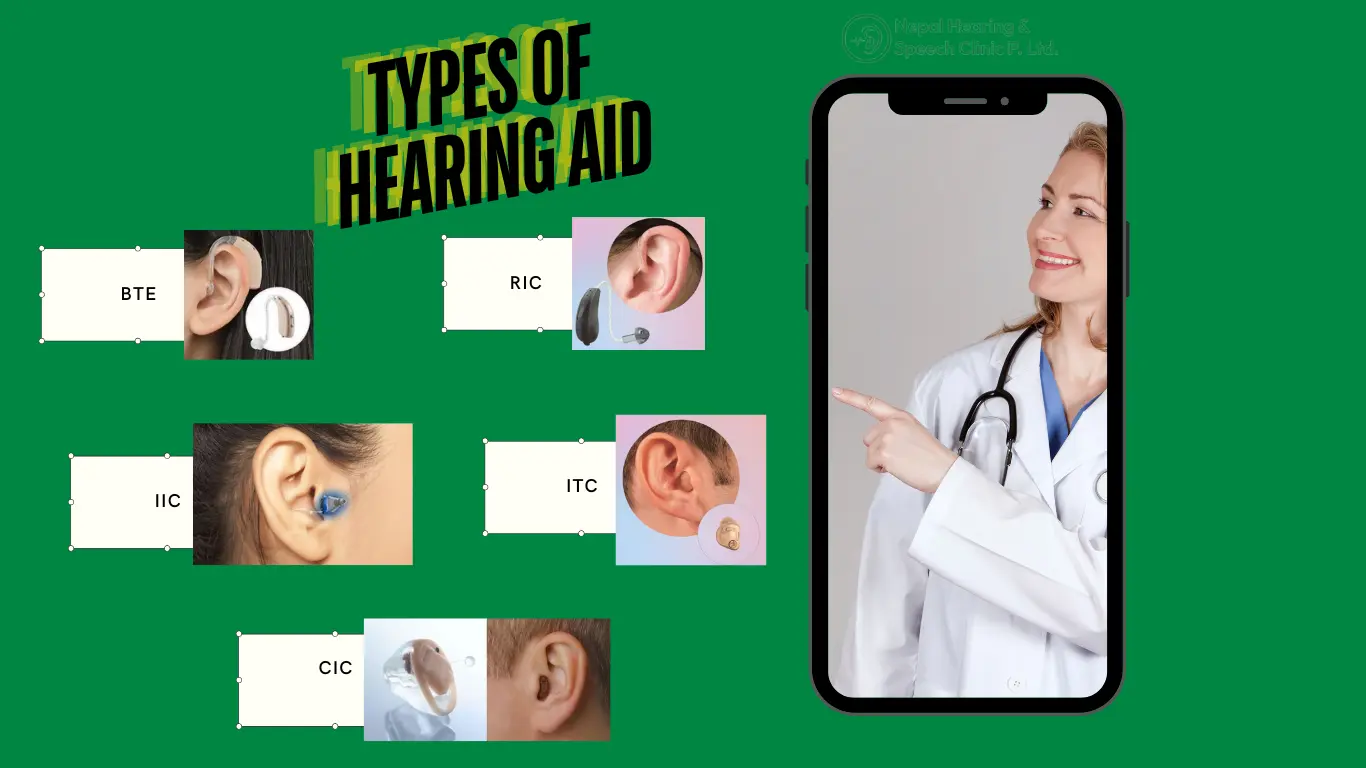 Hearing aid types