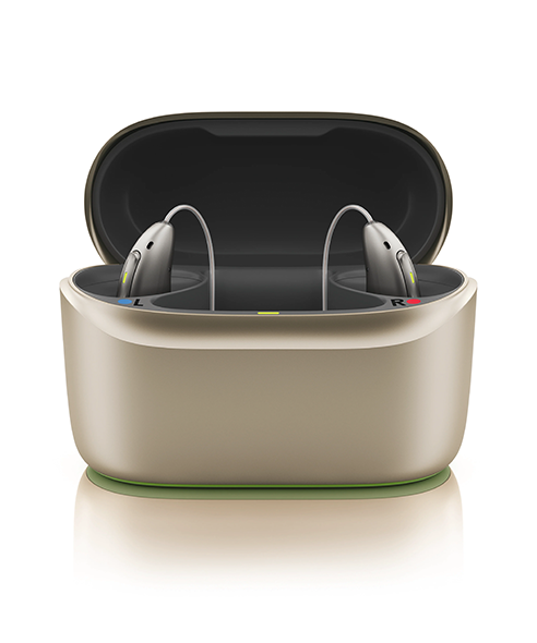 Audiologist consulting a patient